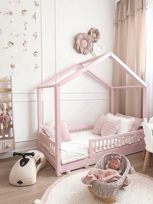 Betthaus Suze Rosa - 90x190cm