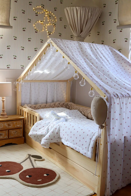 Bedhemel doek mousseline voor een bedhuisje - uit voorraad leverbaar