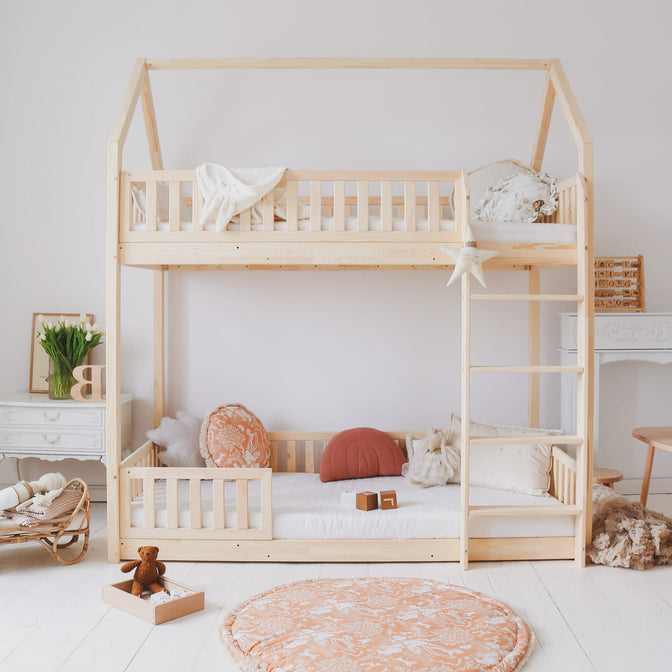Betthaus Bodi Etagenbett Natur - 90x190cm