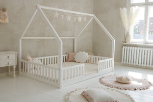 Betthaus Bodi Duo Weiß - 140x200cm