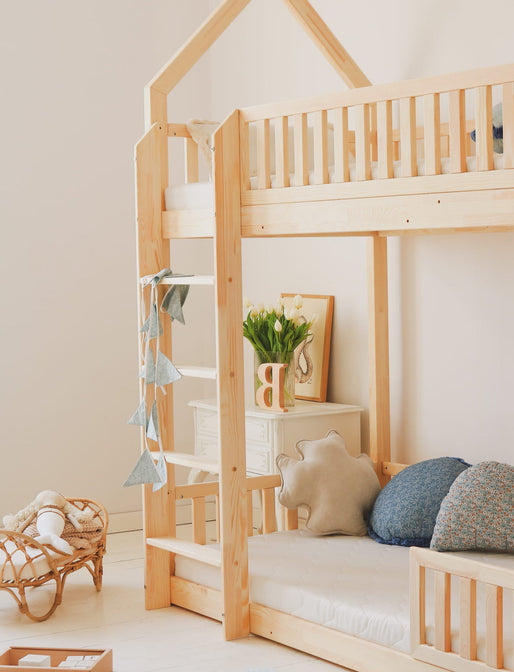 Betthaus Bodi Etagenbett Natur - 90x190cm