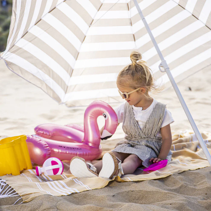Zwemband Splitring Roze Flamingo zwaan 55 cm