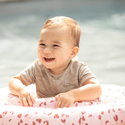 Old Pink Leopard Baby Float 0-1 jaar