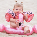 Zwemband Splitring Roze Flamingo zwaan 55 cm