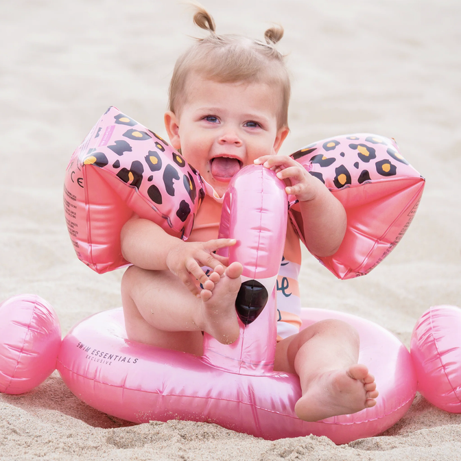 Zwemband Splitring Roze Flamingo zwaan 55 cm