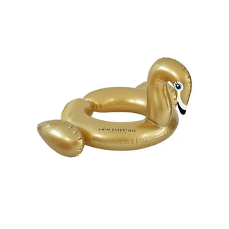 Schwimmring Spaltring goldener Schwan 55 cm