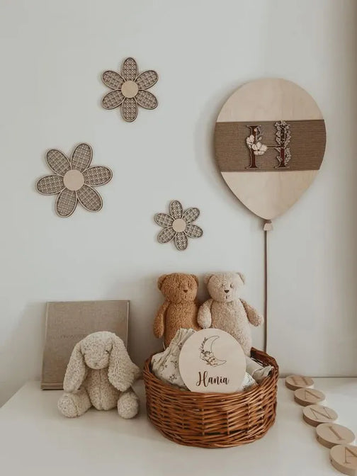 Laufballon mit Buchstaben