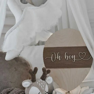 Wandlampe Ballon mit Namen