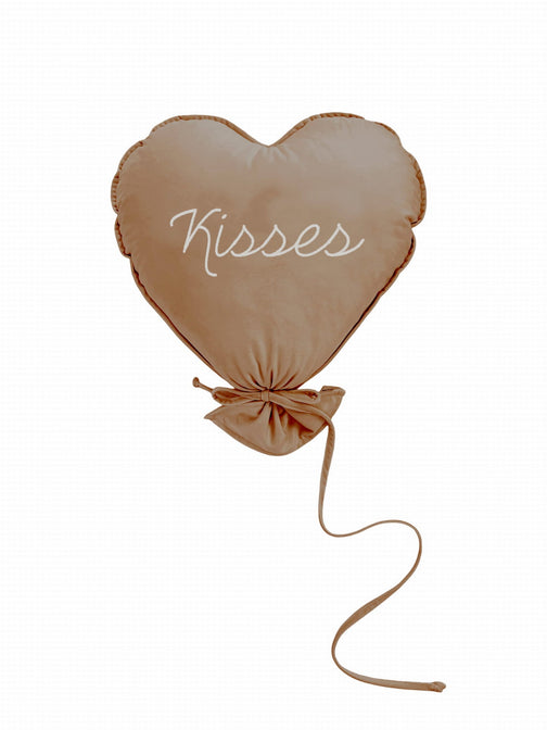 Herzballonkissen Deluxe - Latte