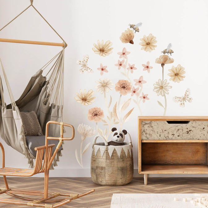 Wandaufkleber Wiesenset 2 - Pastelowe Love