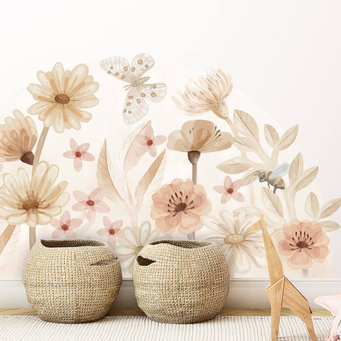 Wandaufkleber Wiese - Pastelowe Love 