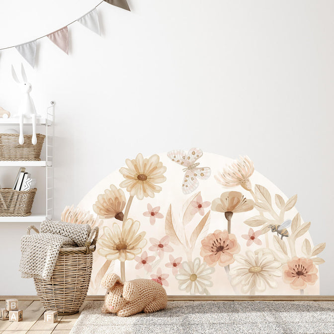 Wandaufkleber Wiese - Pastelowe Love 