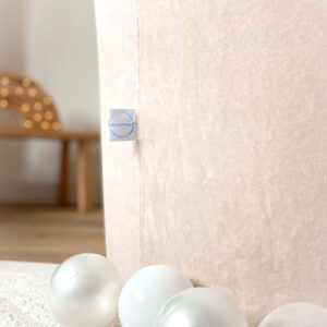 Bällebad Soft Velvet 90x40cm "Beige" - Mimii