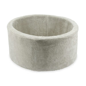 Bällebad Velvet Rib 90x40 cm "Grau" - Mimii