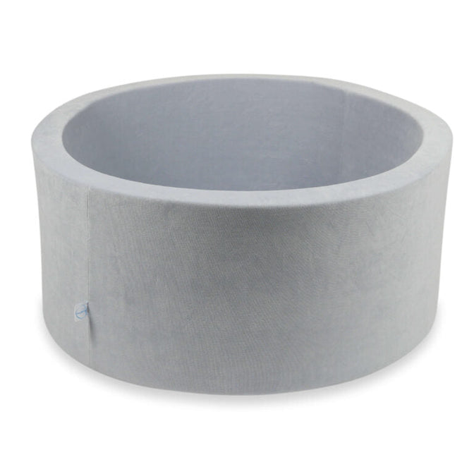 Bällebad Soft Velvet 90x40cm "hellgrau" - Mimii