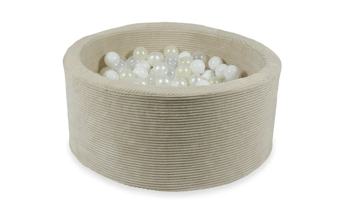 Bällebad SAMT RIPP 90x40 CM BEIGE