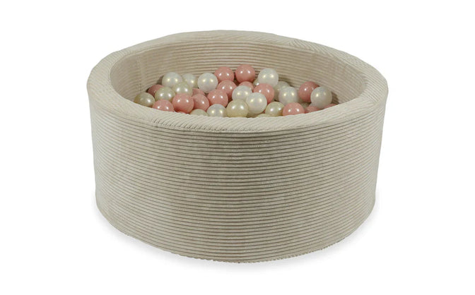 Bällebad SAMT RIPP 90x40 CM BEIGE