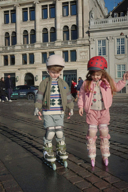 Light Up Roller Skates -Kalamata Green