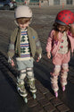 Light Up Roller Skates -Kalamata Green