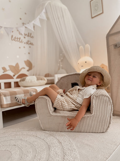 Rib Chair Off White - mit gesticktem Namen