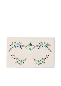 Gesichtsjuwelen Grün