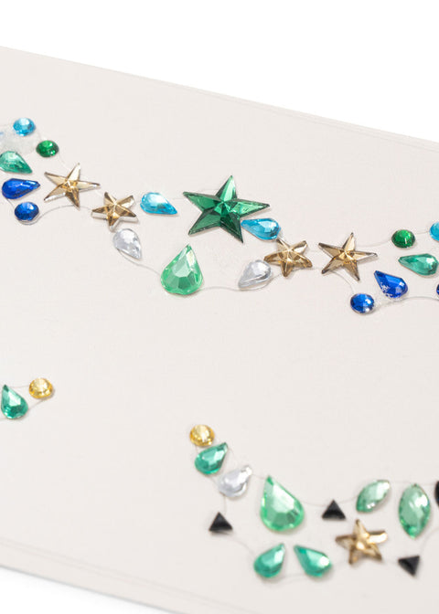 Gesichtsjuwelen Grün