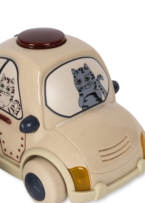Bestuurbare politie auto - Beige