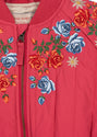 Juno Bomber Jacket - Raspberry Wine