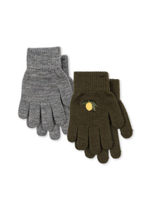 2-Pack Filla Handschoenen - Kombu Green en Grijs