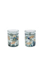 2-PACK Bekers met Glitters - Off White / Kick it