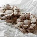 Blumenkissen Deko – Beige 