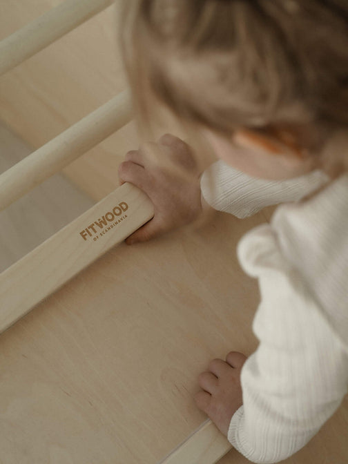 Holzrutsche TUOHI Weiß - Fitwood