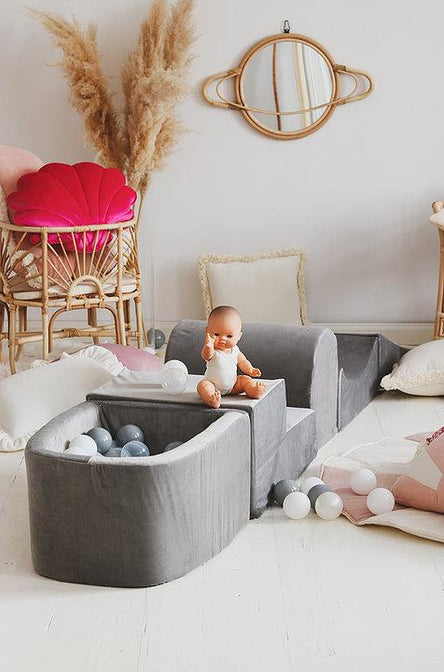 SCHAUMSTOFF SPIELSET SAMT GRAU