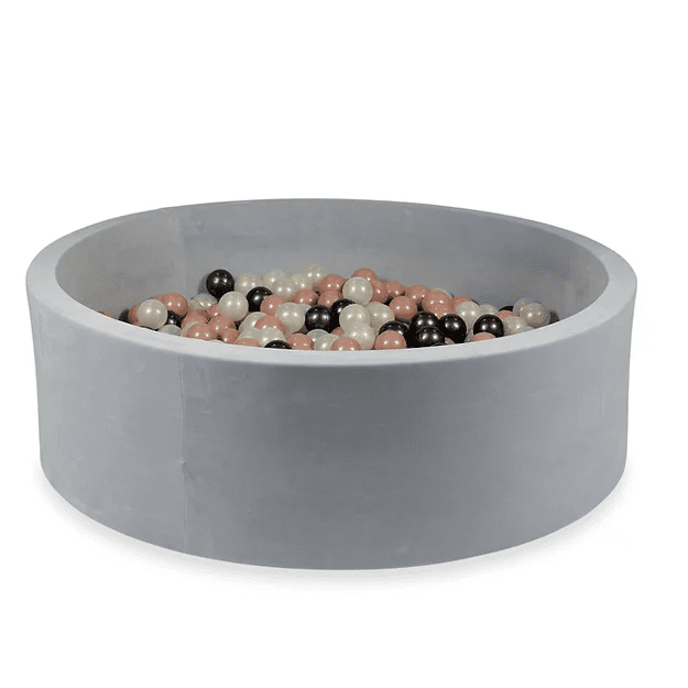 Bällebad XXXL 130x40cm SV "Hellgrau" - Mimii
