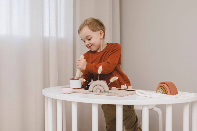 Holzkletterboog LUOTO Weiß - Fitwood