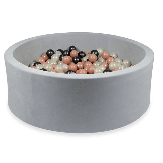 Bällebad XXL 110x40cm SV "Hellgrau" - Mimii