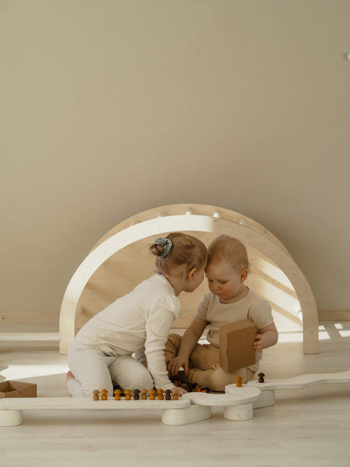 Holz-Schwebebalken POLKU Birke Groß - Fitwood