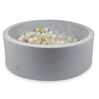 Bällebad XXL 110x40cm SV "Hellgrau" - Mimii