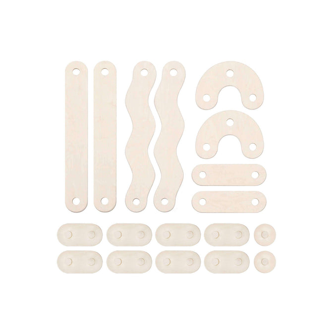 Holz-Schwebebalken POLKU Birke Groß - Fitwood