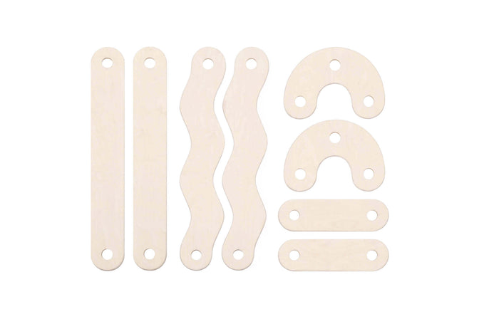 Holz-Schwebebalken POLKU Birke Groß - Fitwood