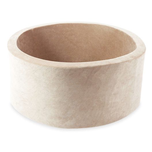 Bällebad Soft Velvet 90x40 CM „Dunkelbeige“ - Mimii