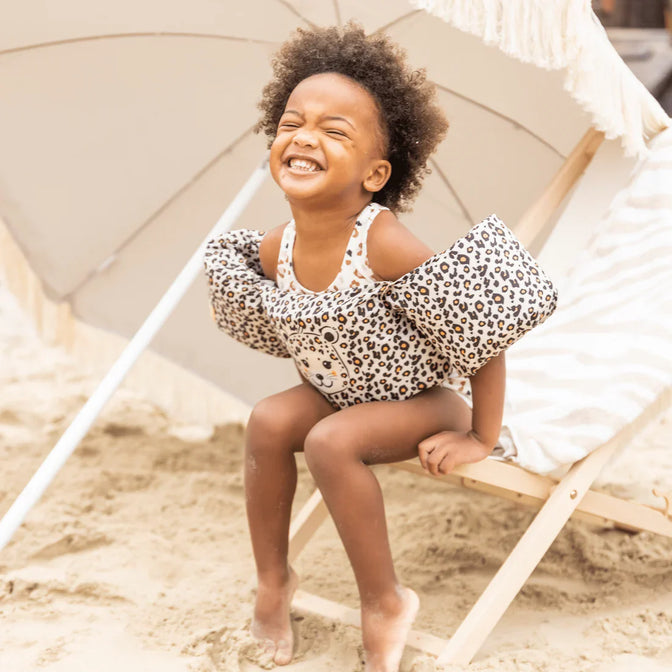 Beiger Safari-Pullover, 2–6 Jahre