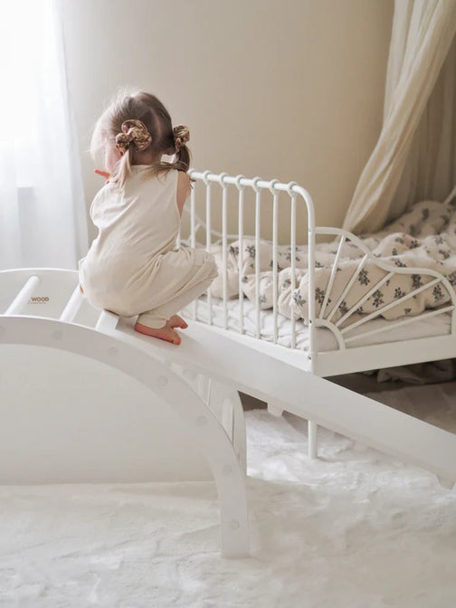 Holzrutsche TUOHI Weiß - Fitwood