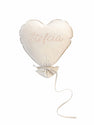 Herz-Ballonkissen Deluxe - Vanilla Cream