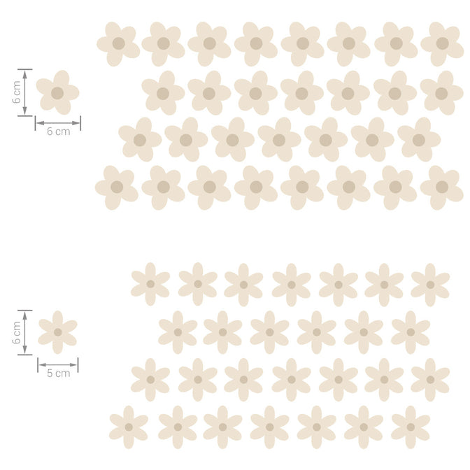 Magrietje Stickers Beige