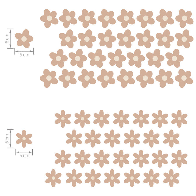 Magrietje Stickers Terracotta