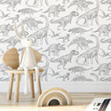 Dinosaurs Behang