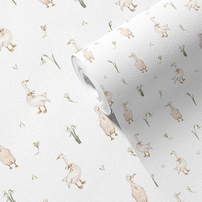 Kleine Gansjes Behang