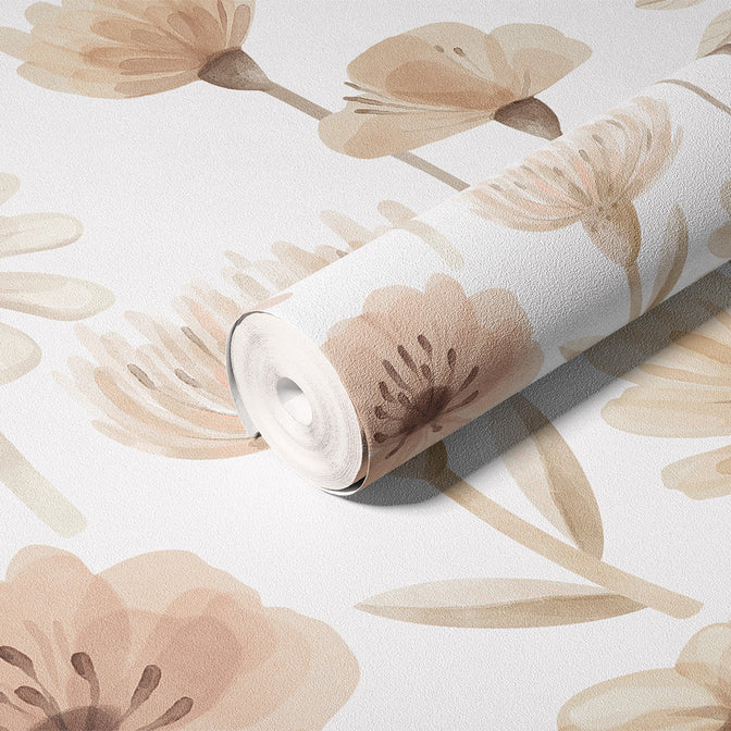 Bloemen Meadows Behang