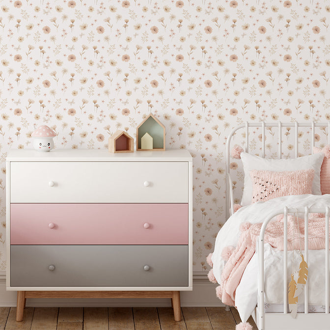 Bloemen Meadows Mini Behang